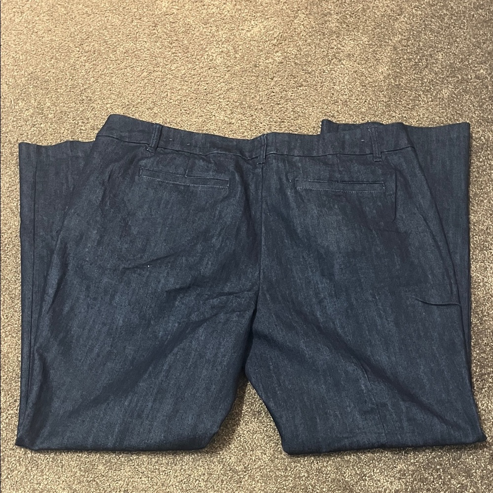 Coldwater Creek Dark Blue Straight-Leg Jeans - Picture 4 of 4